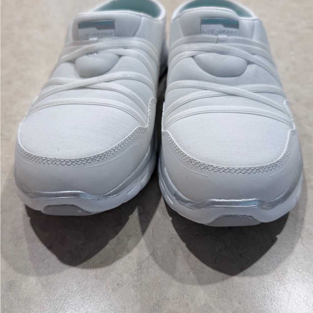 Skechers White Dual Lite Sneakers Lite-Weight